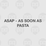 ASAP - As Soon as Pasta